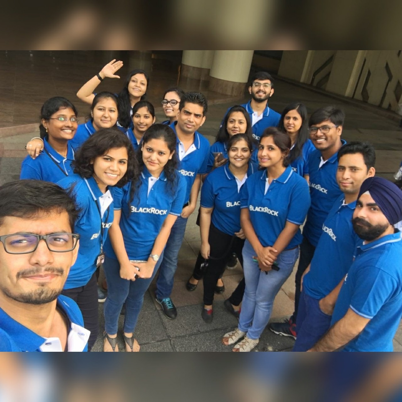 The BlackRock team — Gurugram